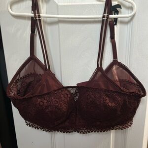 Aerie Burgundy bralette